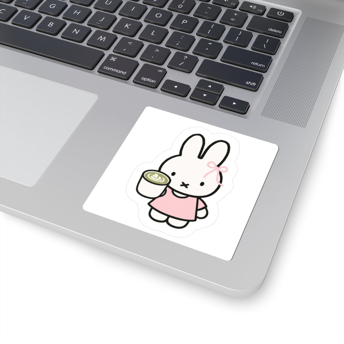Matcha Miffy Sticker — Kiss-Cut Vinyl Decal