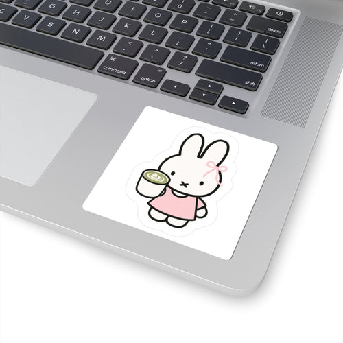 Matcha Miffy Sticker — Kiss-Cut Vinyl Decal
